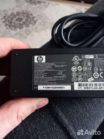 Блок питания для ноутбука HP. Series ppp012h-S