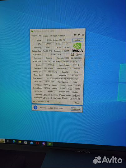 Видеокарта gtx 770