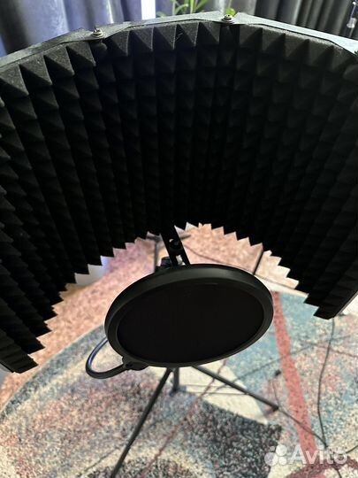 Акустический экран, стойка, поп фильтр