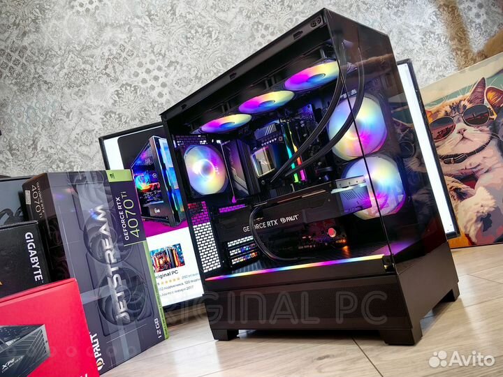 I7 13700K + RTX 4070 Ti. Полностью новый. Гарантия