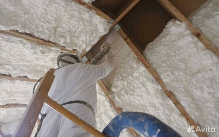 Утепление дома пенополиуретаном (ППУ)