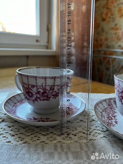 Кружки с блюдцами лфз
