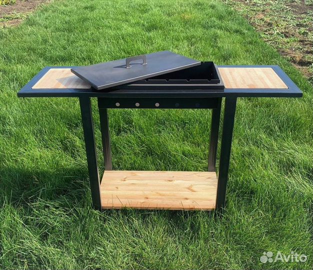 Мангал+крышка+2 столика