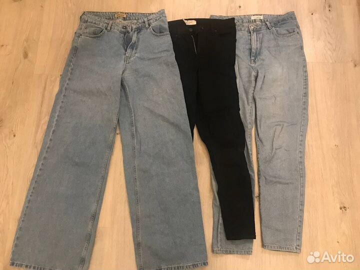 Джинсы пакетом (3 шт) S, M