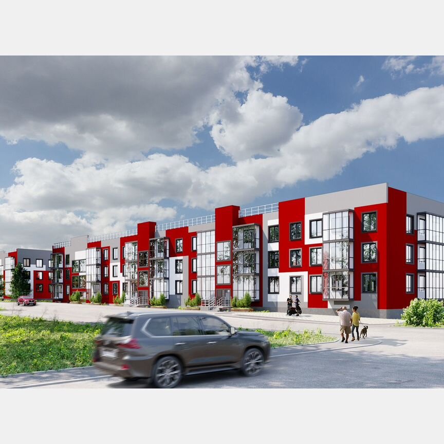 3-к. квартира, 78,3 м², 3/3 эт.