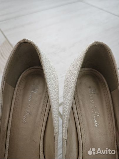 Туфли свадебные 38 размер