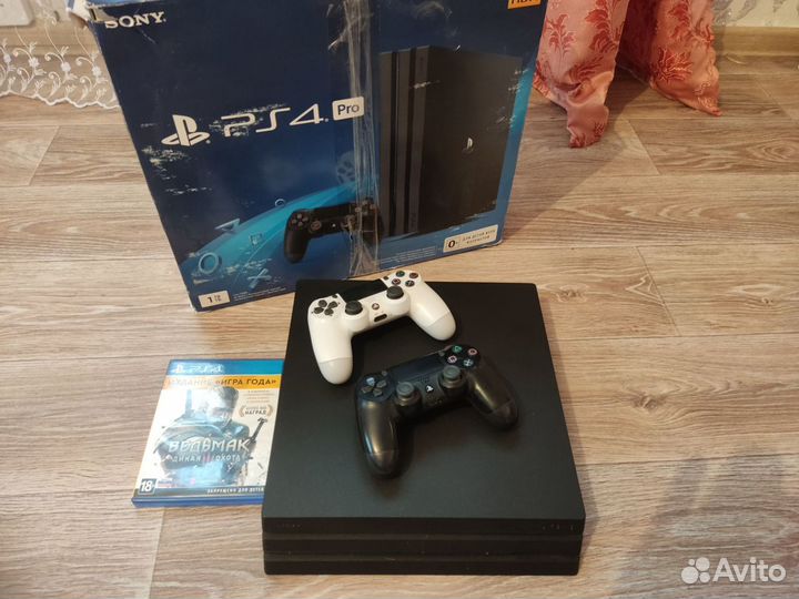 Sony playstation 4 PS4 pro 1tb с играми