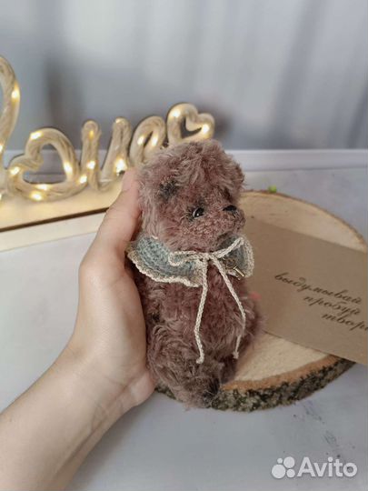 Миниатюрный мишка ручной работы