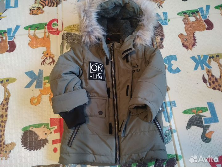 Детский зимний костюм на мальчика 92