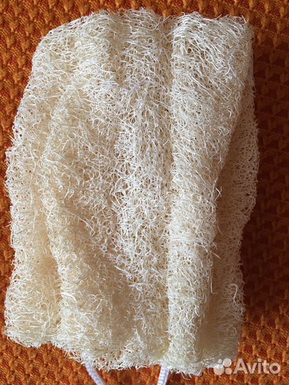 Мочалка для тела из люфы 15/10/6