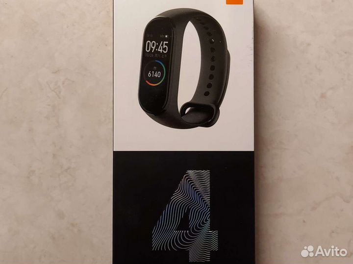 Умный фитнес браслет Xiaomi Mi Band 4, черный