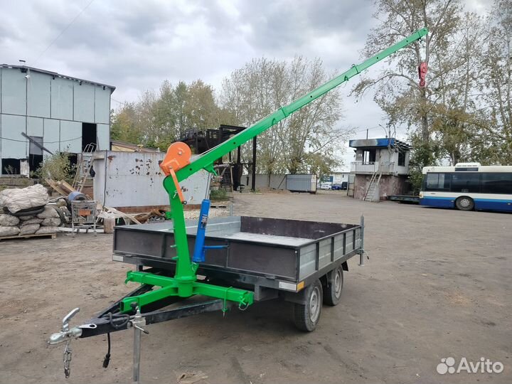 Аренда прицепа с краном