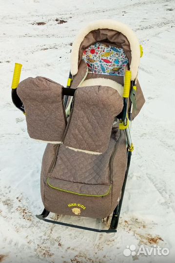 Детские санки коляска