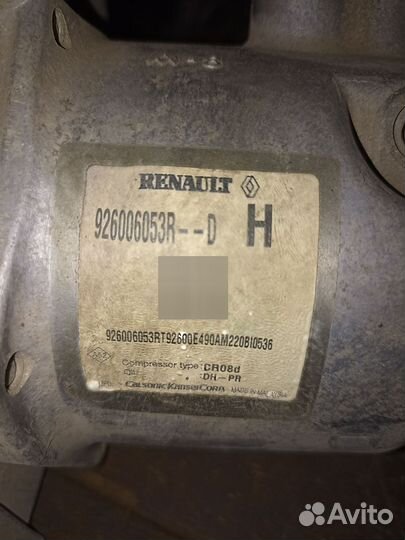 Компрессор кондиционера Renault Arkana