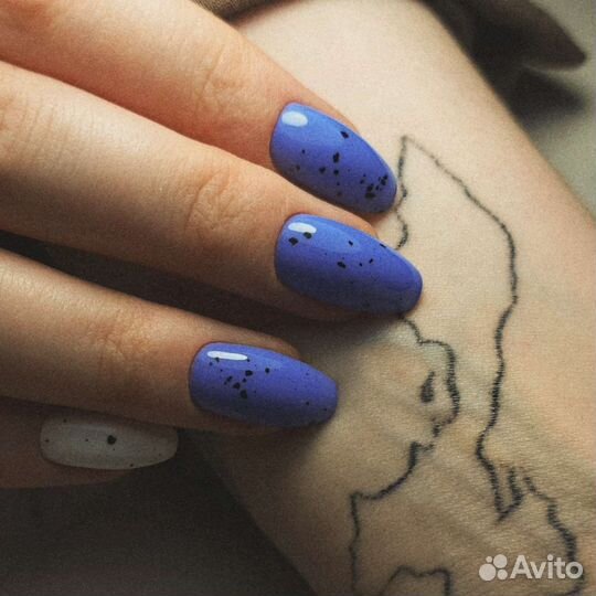 Гель-лак + маникюр