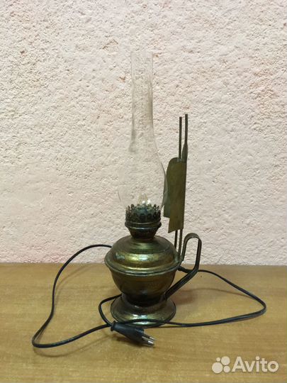 Лампа настольная старинная
