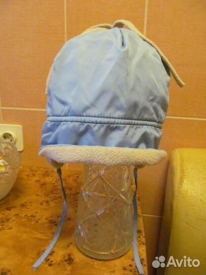 Шапка утепленная влагозащитная на девочку 5-6 лет