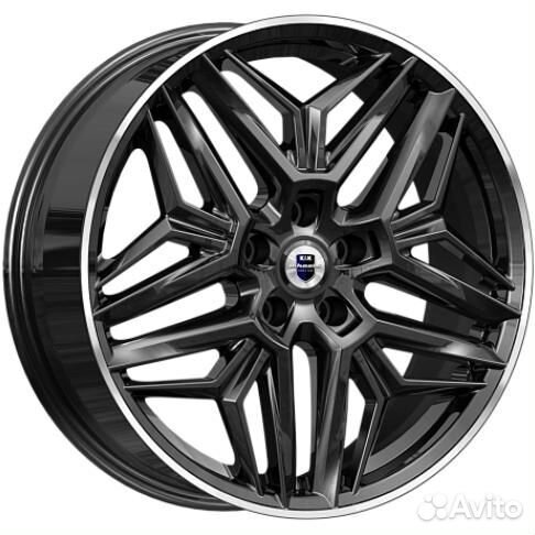 Диски K&K Колумб 7x19 5*114.3 ET40 DIA64.1 Алмаз черный Литой