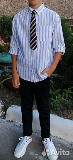 Рубашки zara, H&M 12 лет
