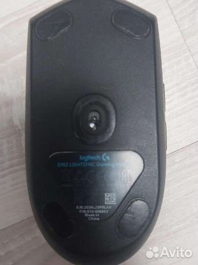 Игровая мышь logitech g102 чёрная