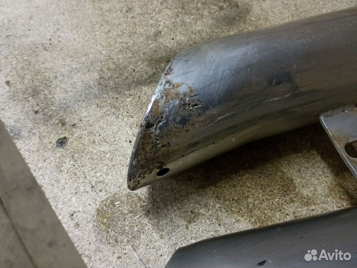 Защита заднего бампера, труба 75