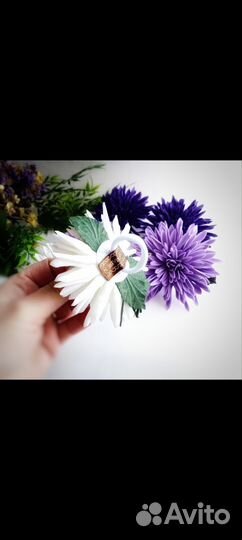 Цветы на резиночках на праздник