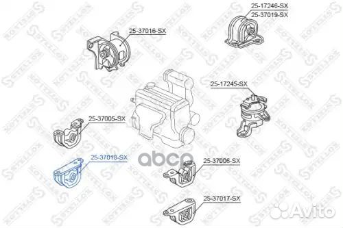 Подушка двс передняя правая Honda Civic all dohc