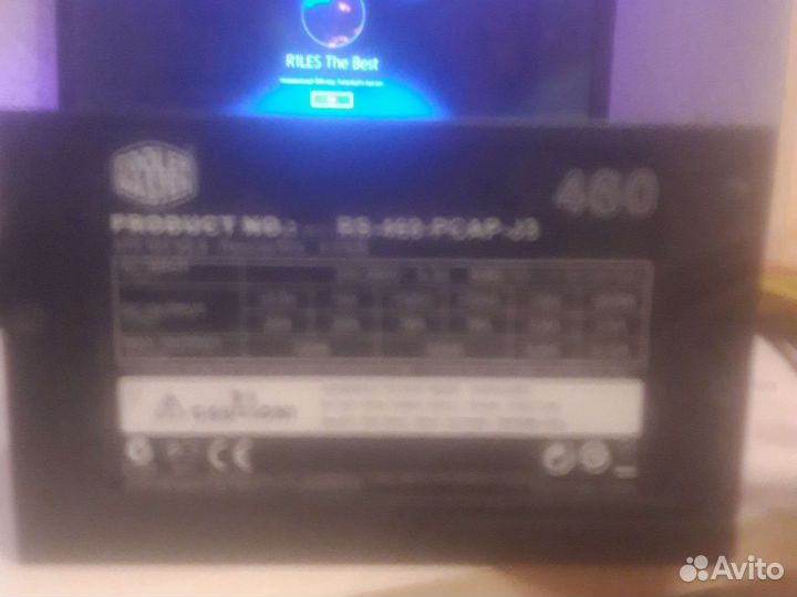 Блок питания 460w coolermaster