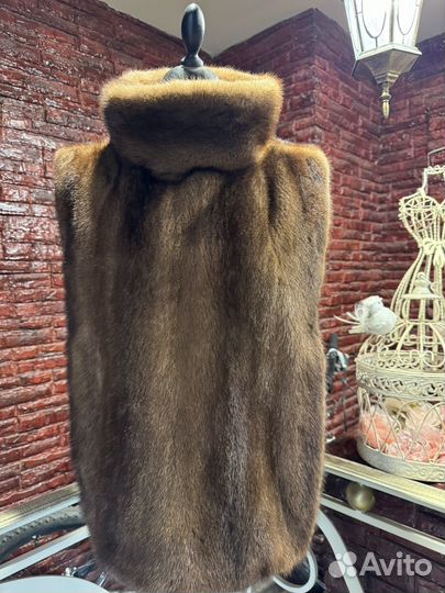 Манишка из норки новая