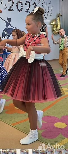 Платье для девочки в стиле Стиляги 128