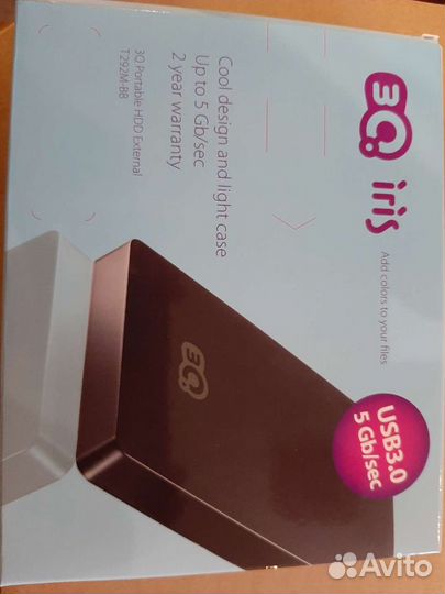 Бокс для внешнего HDD 2.5 новый