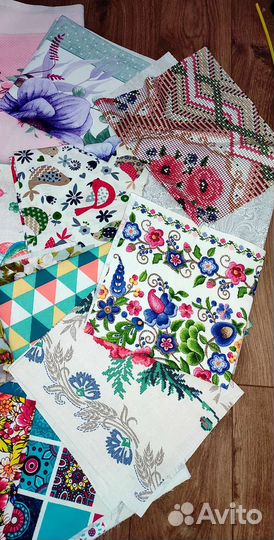 Весовой лоскут хб тканей рогожка,саржа,дорожка