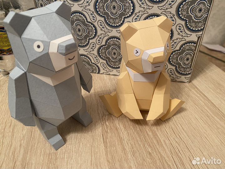 Медведь поделка паперкрафт