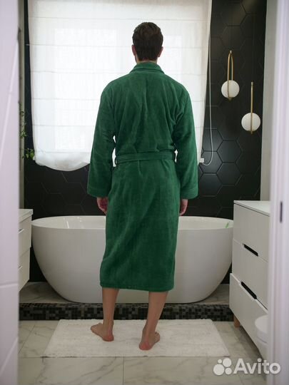 Банный махровый халат