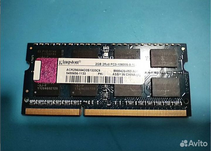 Оперативная память для ноутбука DDR3 4Gb