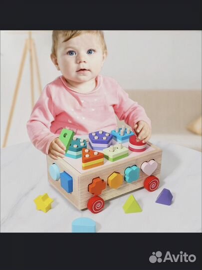 Развивающие игрушки сортировка деревяшек