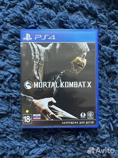 Диск с игрой Mortal Kombat X на Ps4