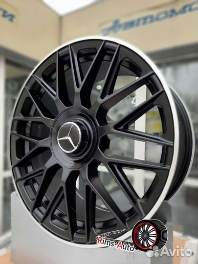 Одноширокие диски на мерседес r18 5x112 чёрный мат