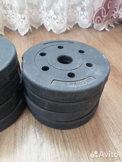 Блины для гантелей и штанги