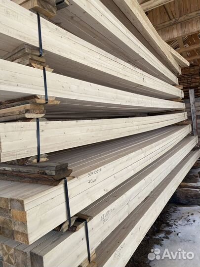 Необрезная и обрезная доска лиственницы и сосны