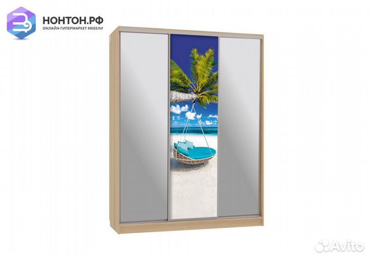 Шкаф-купе Бассо 9-600 77 дуб сонома