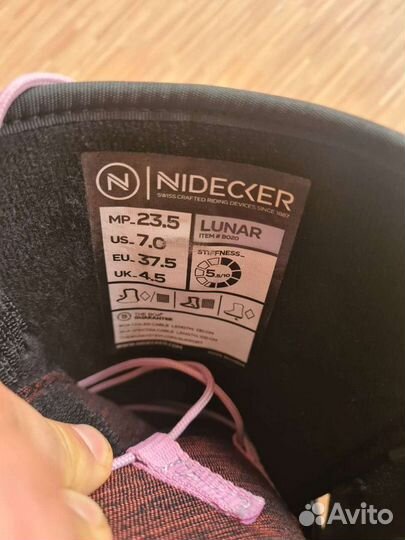 Ботинки для сноуборда женские nidecker lunar