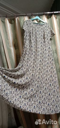 Летнее платье с красивым узором Elny 54-56 размер