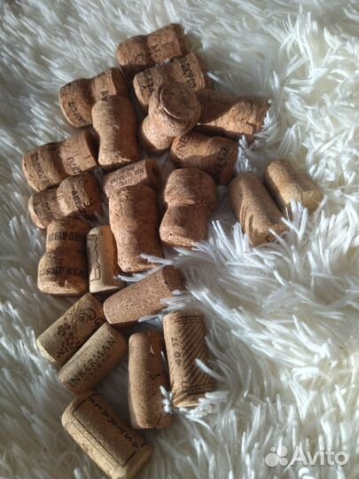 Пробки + палочки из натурального материала