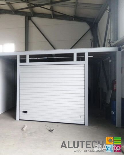 Секционные ворота alutech