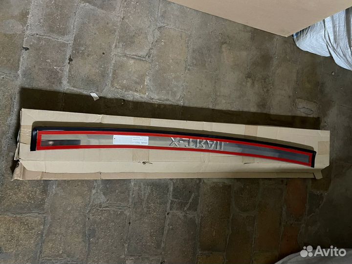 Защитная накладка на задний бампер X-trail