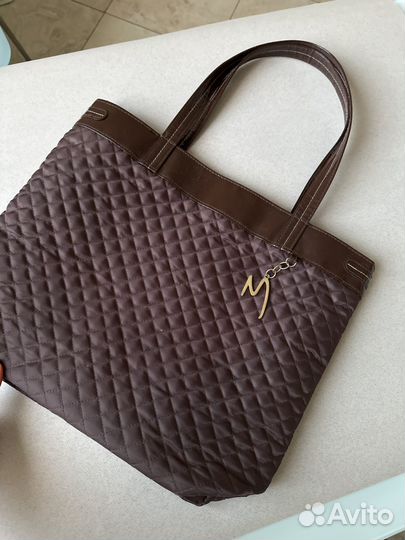 Сумка шоппер коричневая