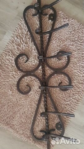 Вешалка кованая