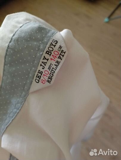 Рубашка белая для мальчика