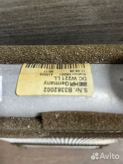 Радиатор печки Мерседес W221